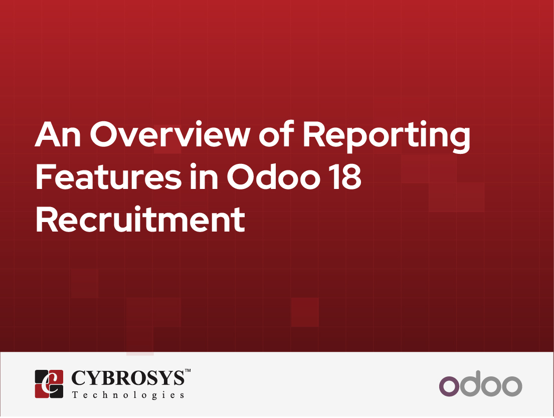  An Overview of Reporting Features in Odoo 18 Recruitment
