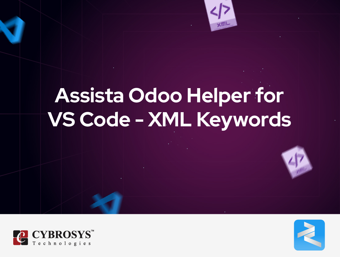  Assista Odoo Helper for VS Code - XML Keywords