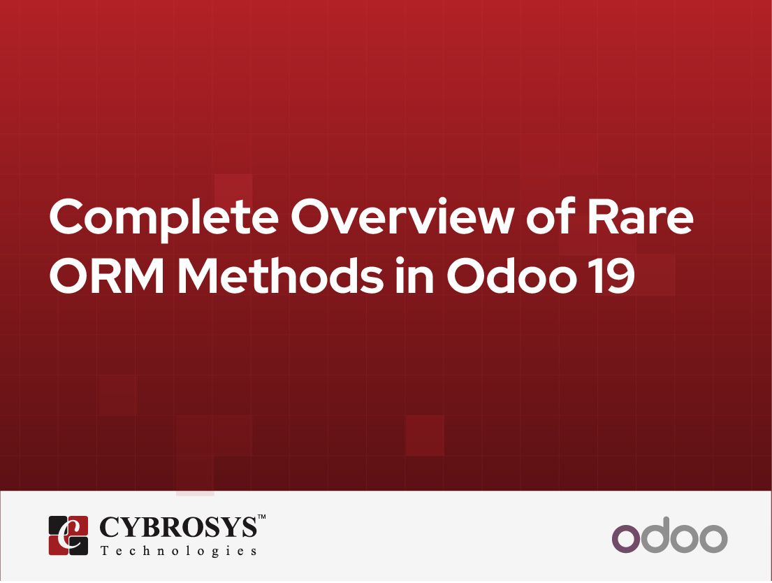  Complete Overview of Rare ORM Methods in Odoo 19