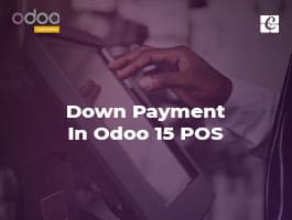  Down Payment in Odoo 15 PoS