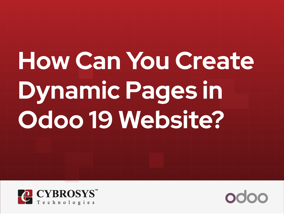  How Can You Create Dynamic Pages in Odoo 19 Website?