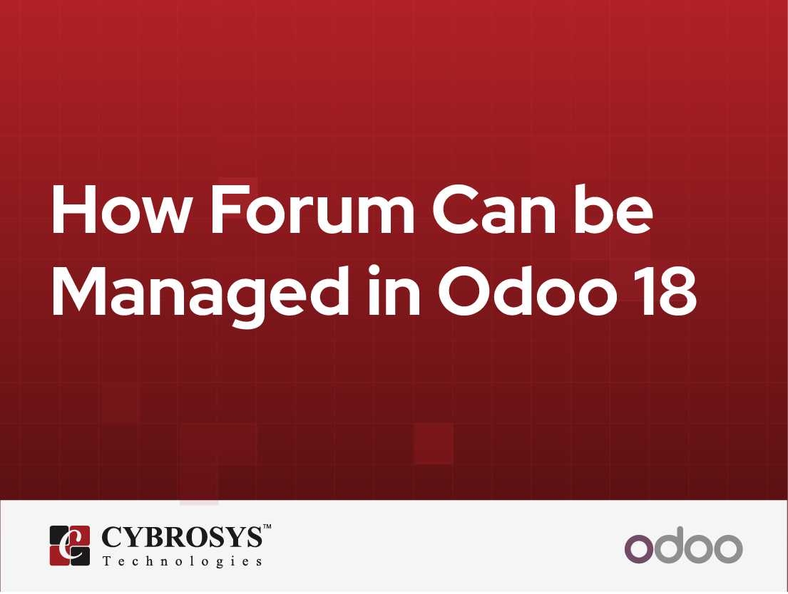  How Forum Can be Managed in Odoo 18