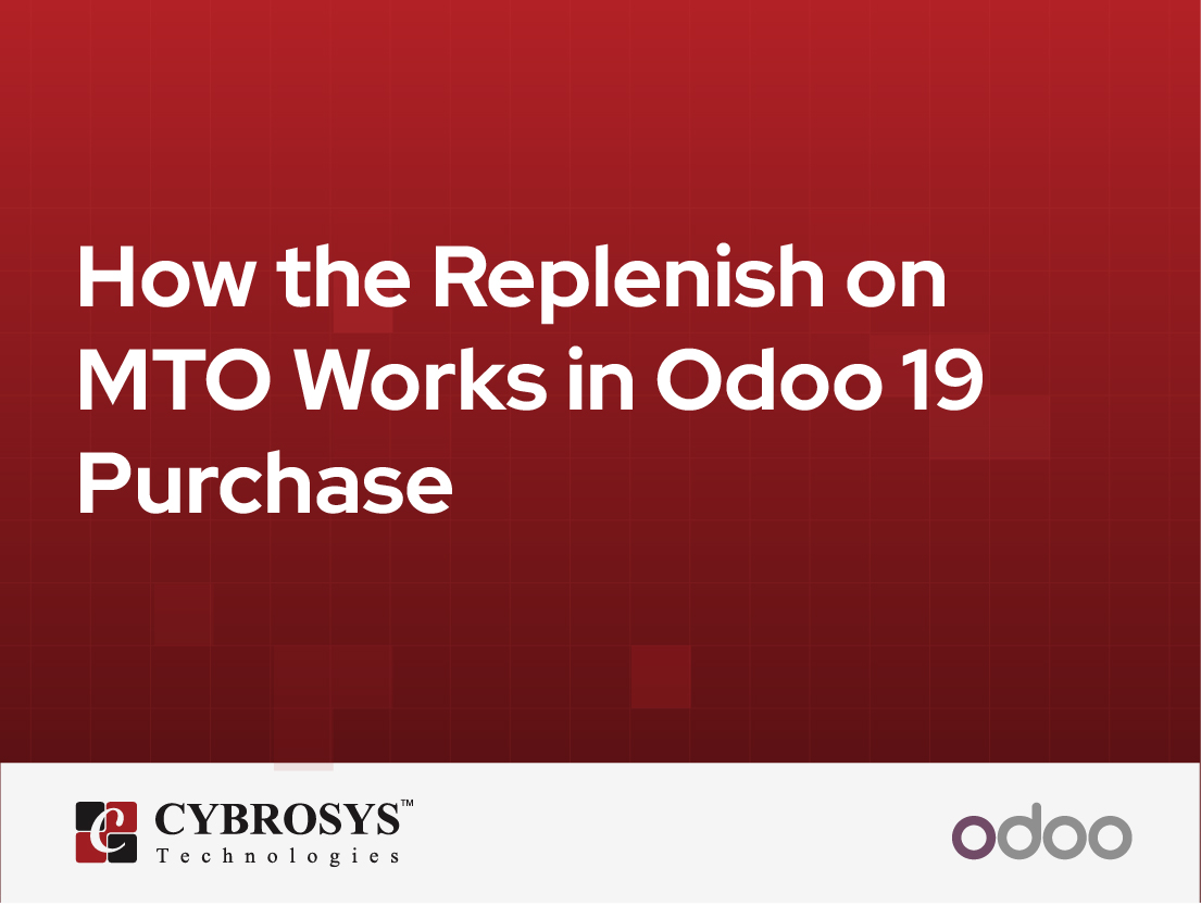  How the Replenish on MTO Works in Odoo 19 Purchase