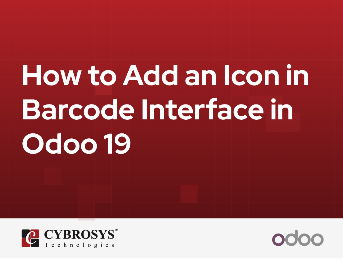  How to Add an Icon in Barcode Interface in Odoo 19