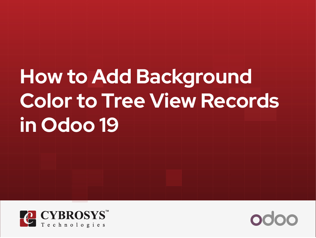  How to Add Background Color to Tree View Records in Odoo 19