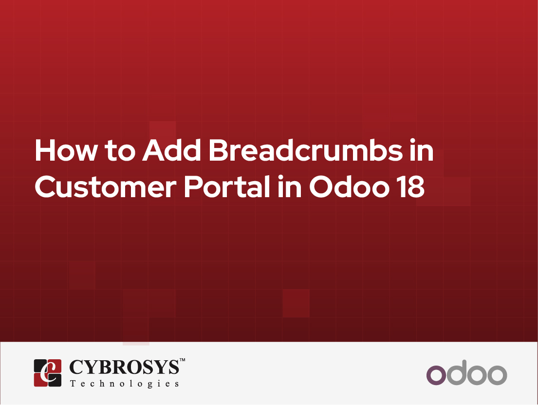  How to Add Breadcrumbs in Customer Portal in Odoo 18