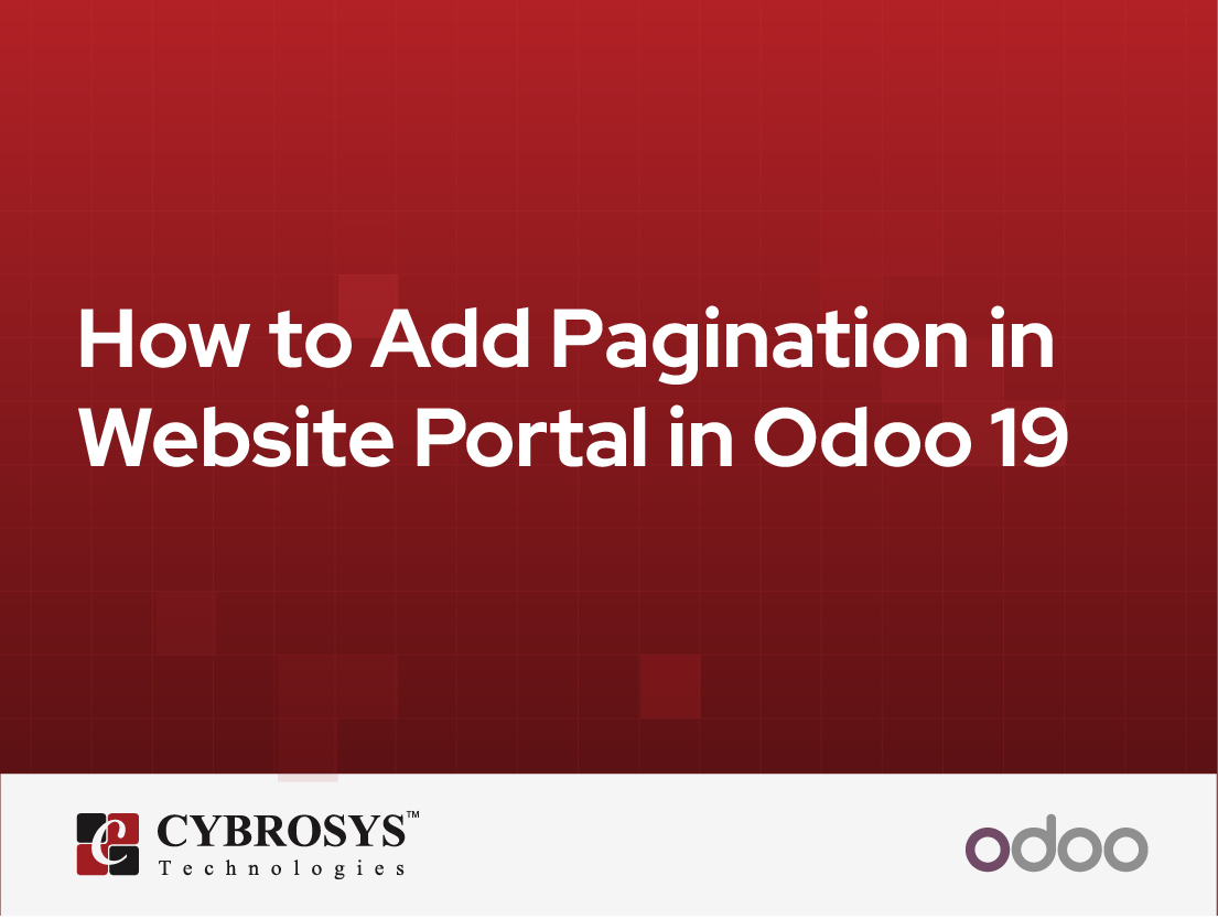 How to Add Pagination in Website Portal in Odoo 19