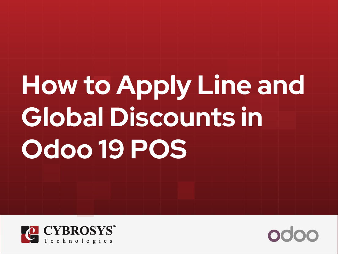  How to Apply Line and Global Discounts in Odoo 19 POS