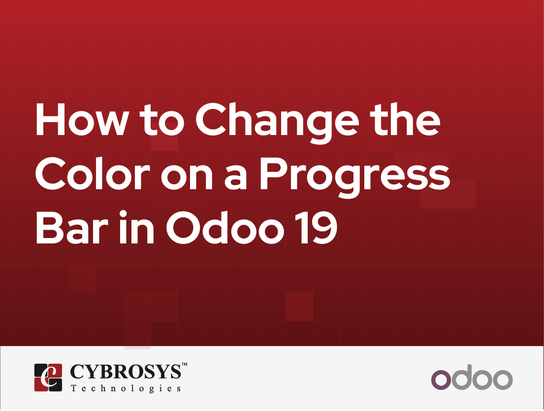  How to Change the Color on a Progress Bar in Odoo 19