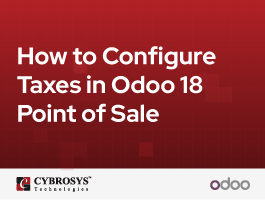  How to Configure Taxes in Odoo 18 Point of Sale