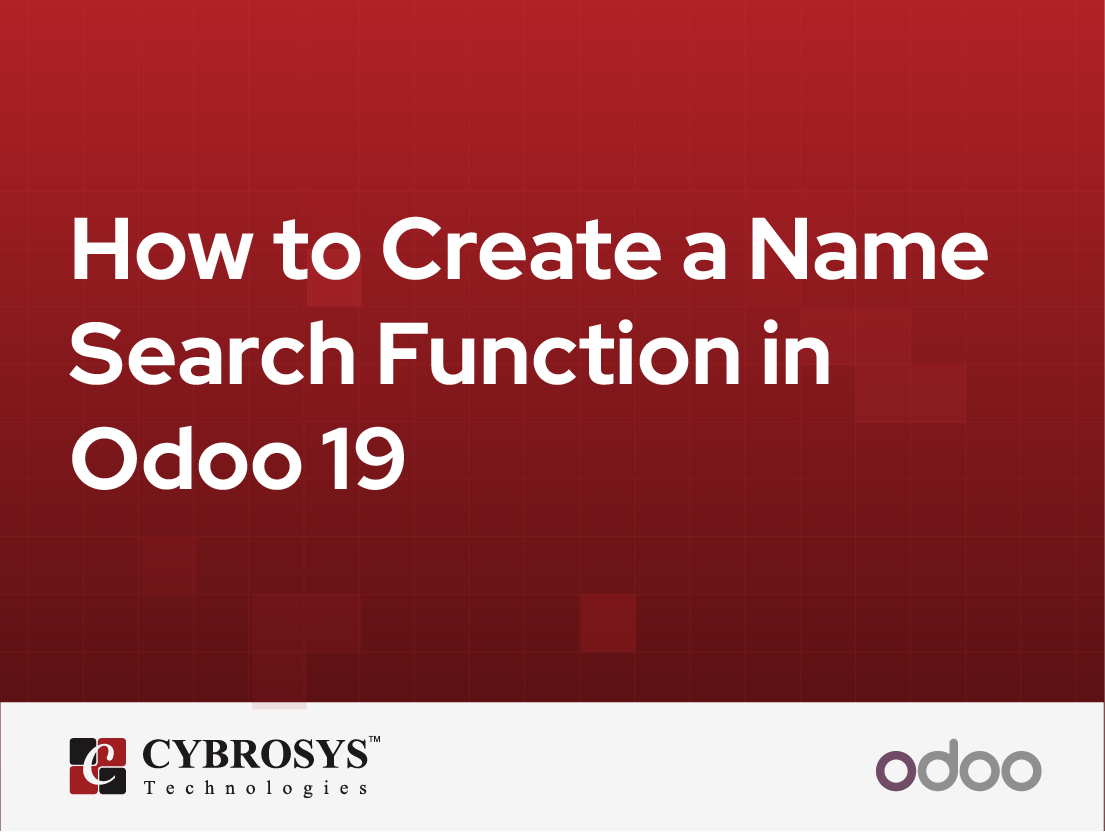  How to Create a Name Search Function in Odoo 19