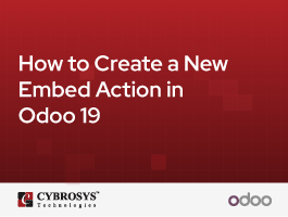  How to Create a New Embed Action in Odoo 19