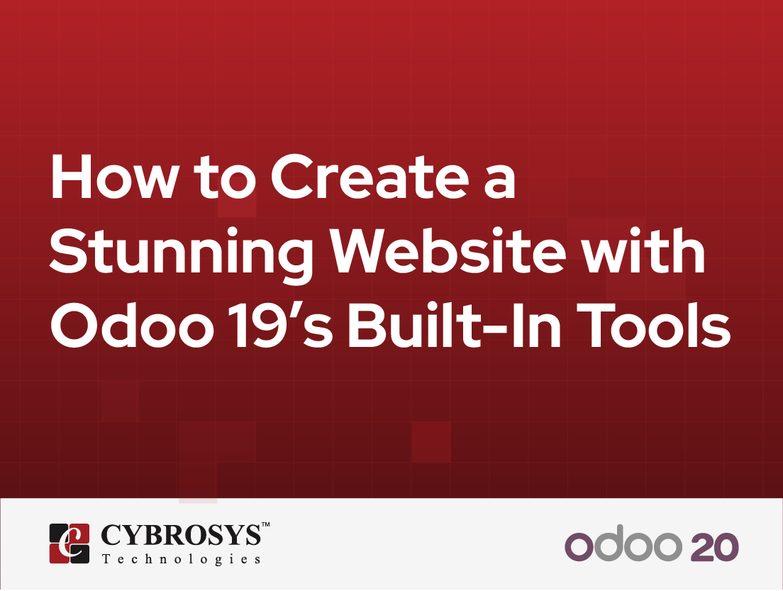  How to Create a Stunning Website with Odoo 19’s Built-In Tools