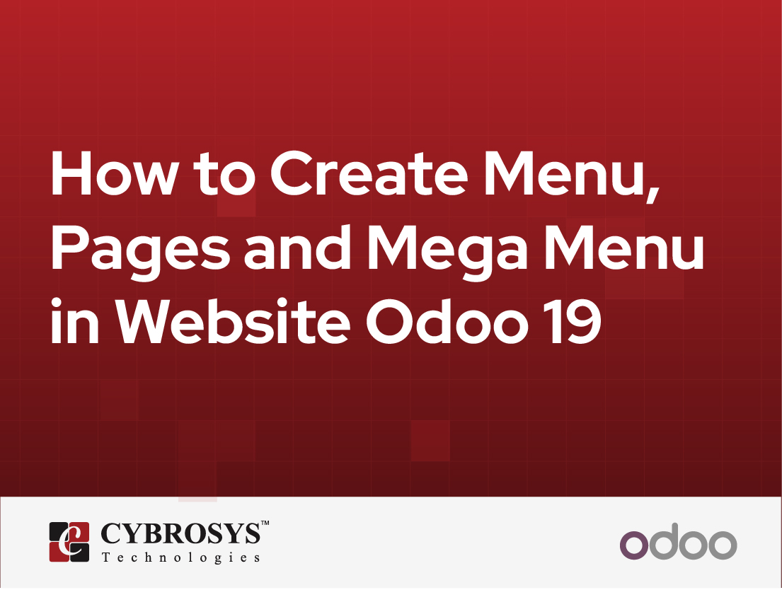  How to Create Menu, Pages and Mega Menu in Website Odoo 19