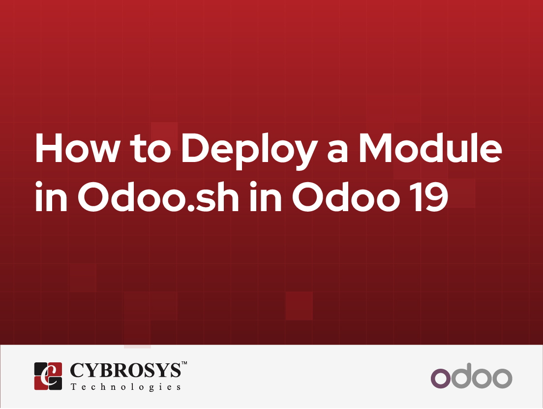  How to Deploy a Module in Odoo.sh in Odoo 19