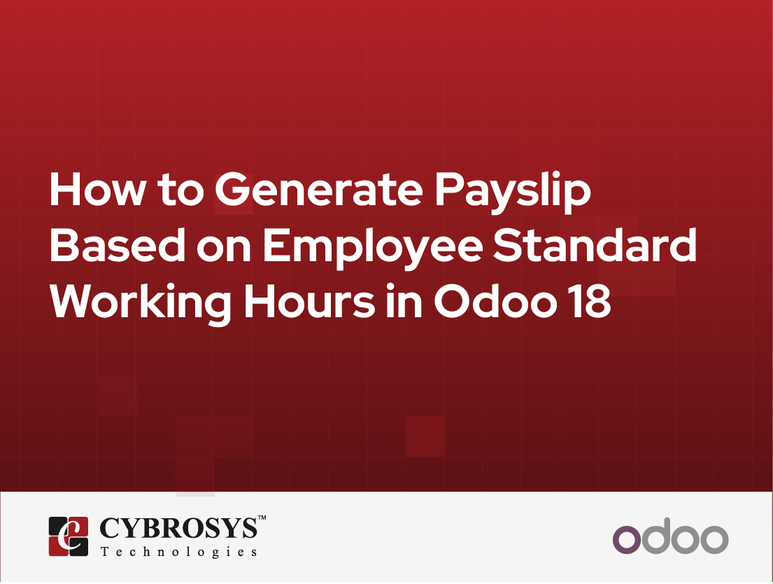  How to Generate Payslip Based on Employee Standard Working Hours in Odoo 18