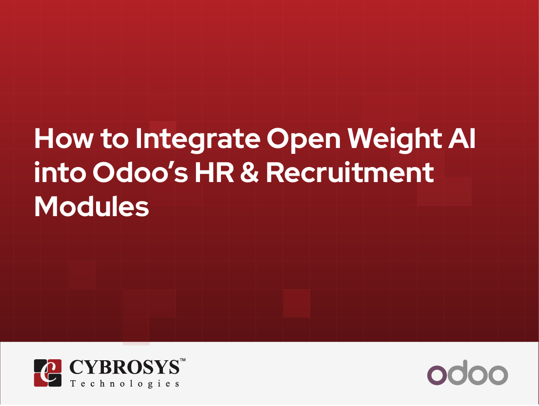  How to Integrate Open Weight AI into Odoo’s HR & Recruitment Modules
