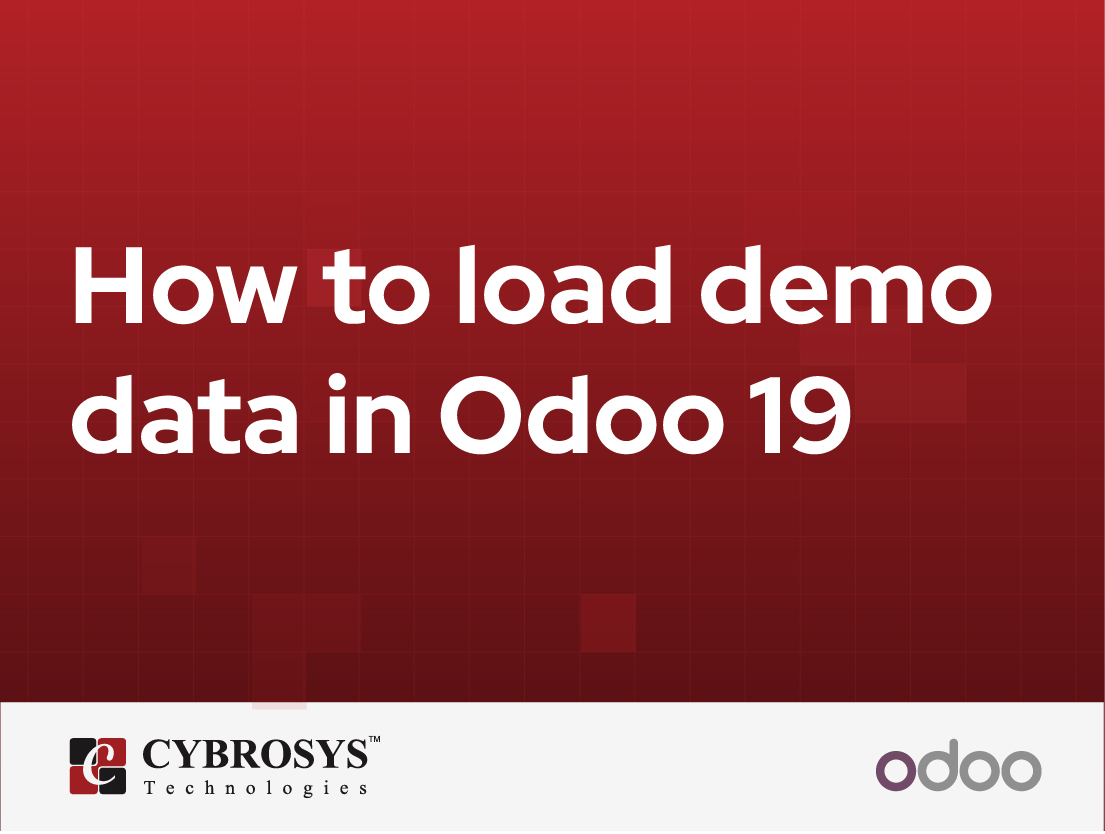  How to load demo data in Odoo 19