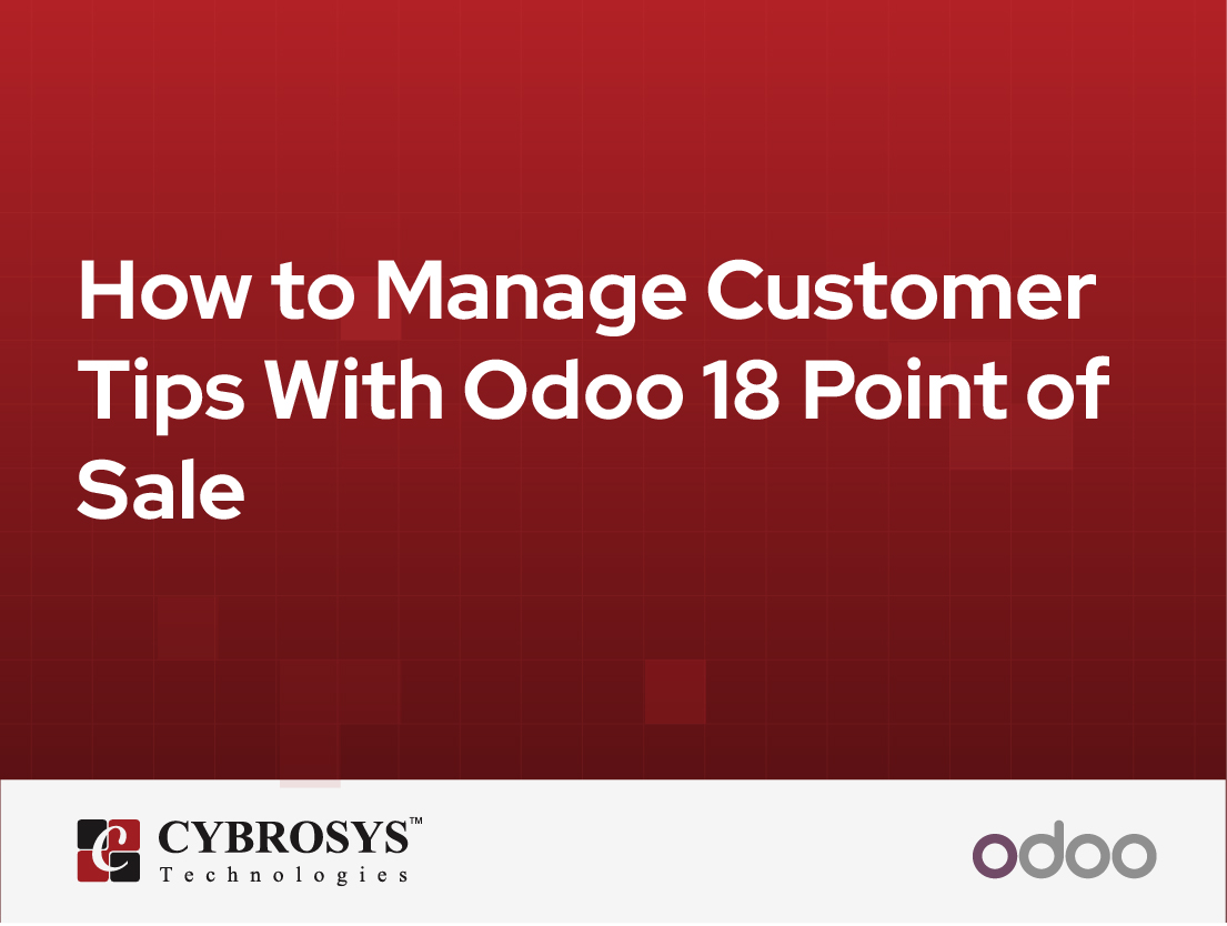  How to Manage Customer Tips With Odoo 18 Point of Sale