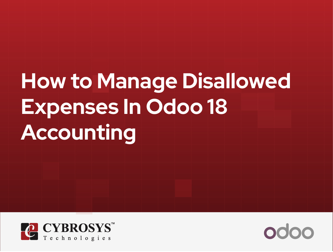  How to Manage Disallowed Expenses In Odoo 18 Accounting