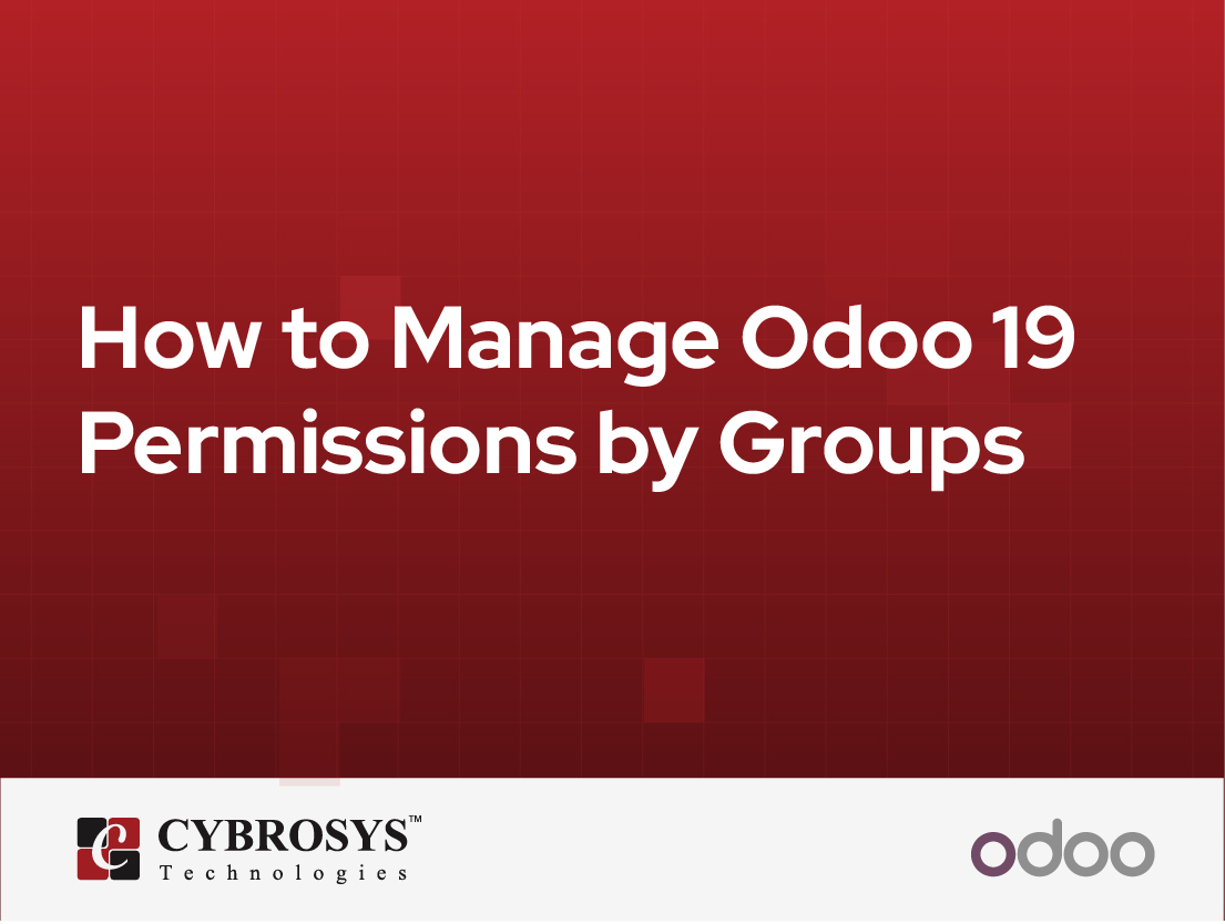  How to Manage Odoo 19 Permissions by Groups