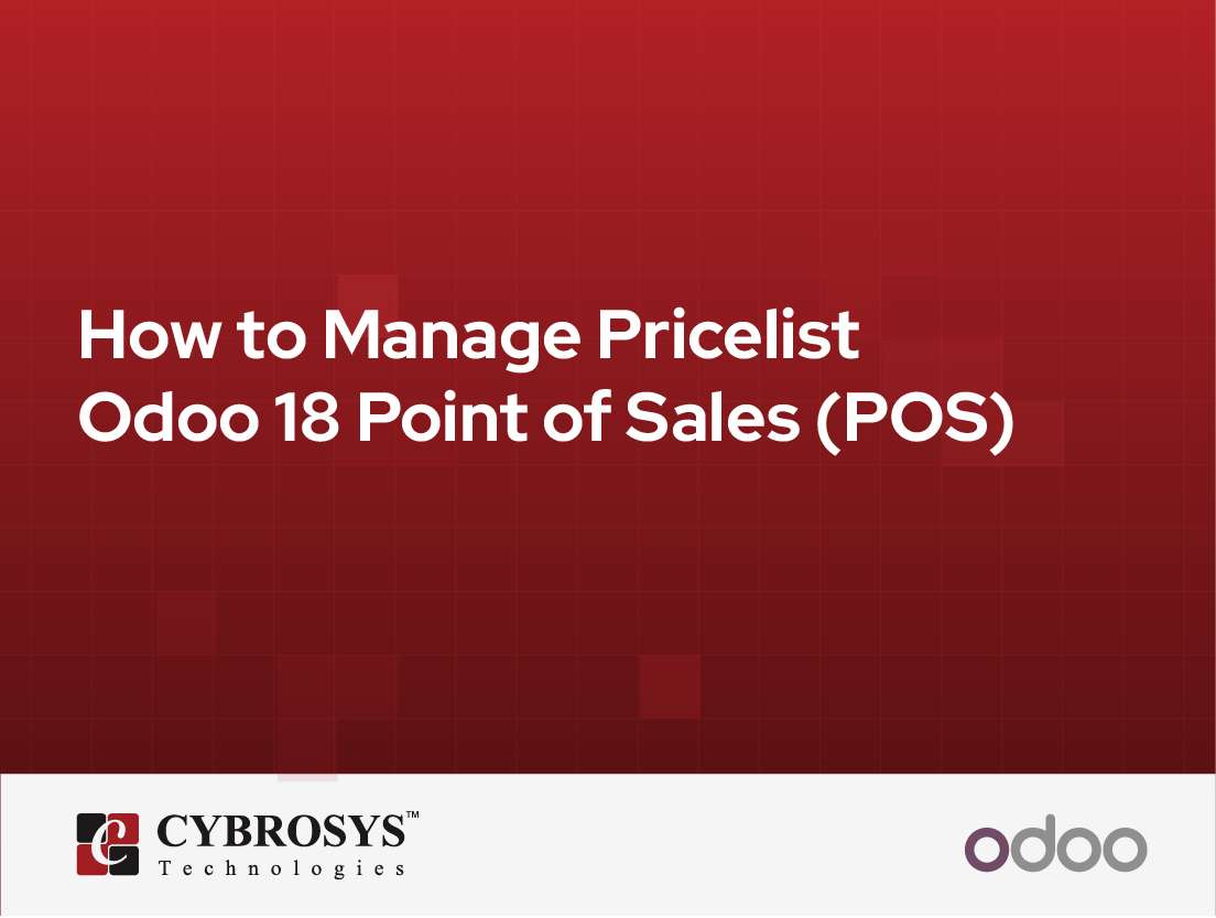  How to Manage the Pricelist Odoo 18 Point of Sales (POS)