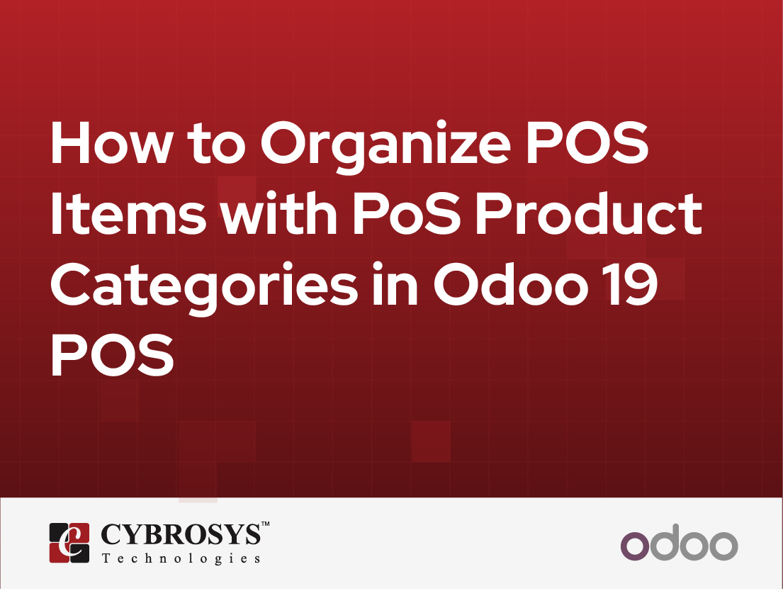  How to Organize POS Items with PoS Product Categories in Odoo 19 POS