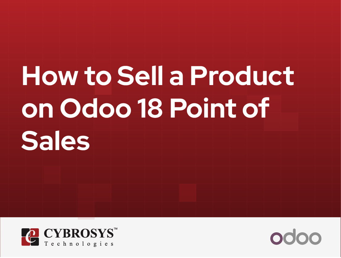  How to Sell a Product on Odoo 18 Point of Sales