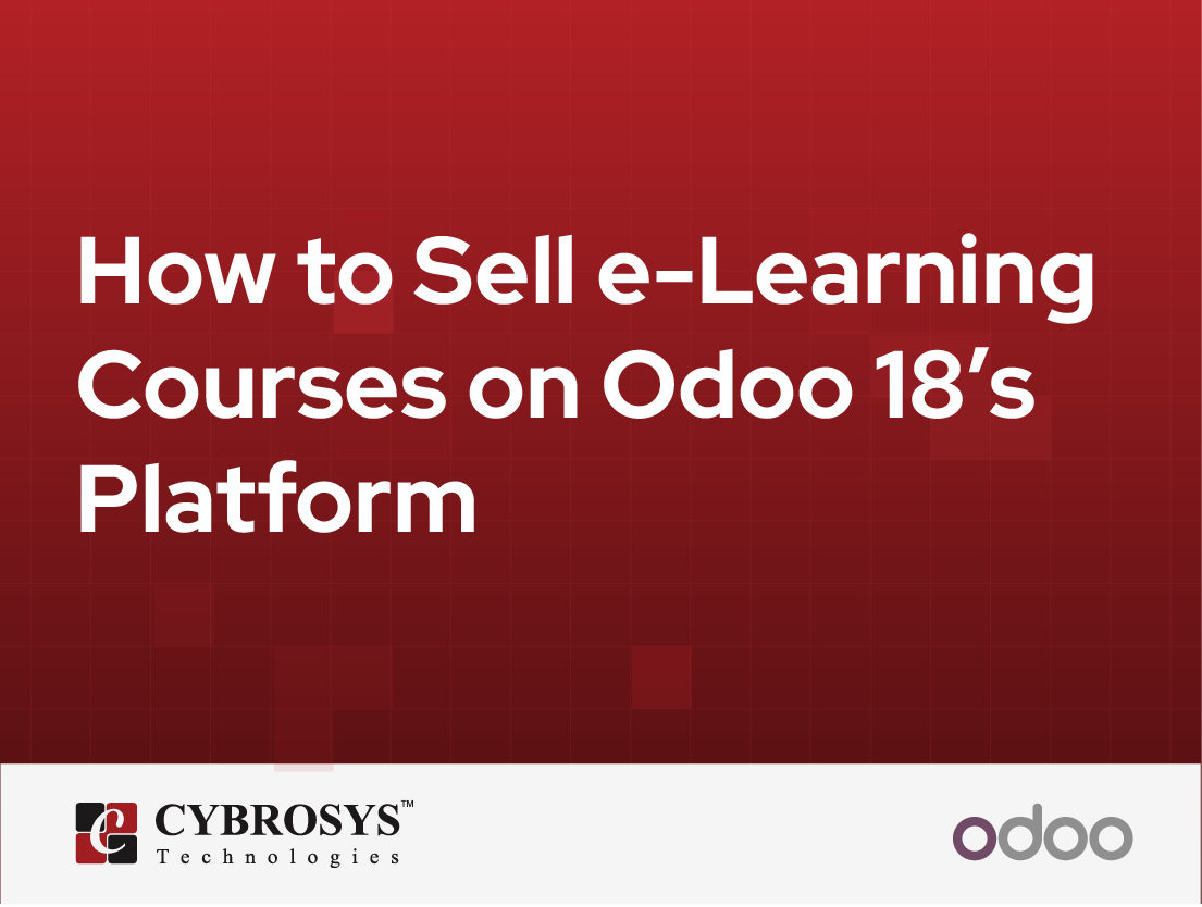  How to Sell e-Learning Courses on Odoo 18’s Platform