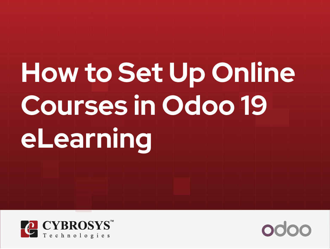  How to Set Up Online Courses in Odoo 19 eLearning
