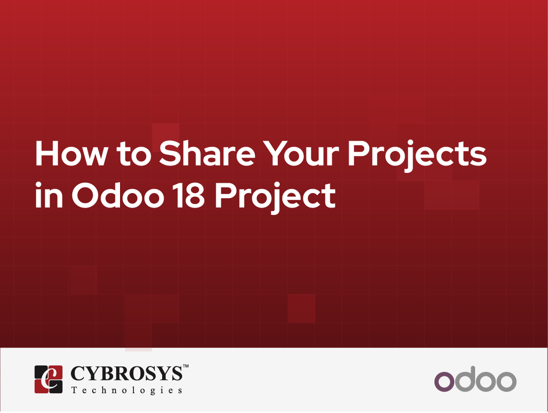  How to Share Your Projects in Odoo 18 Project
