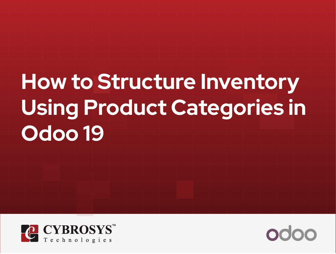 How to Structure Inventory Using Product Categories in Odoo 19