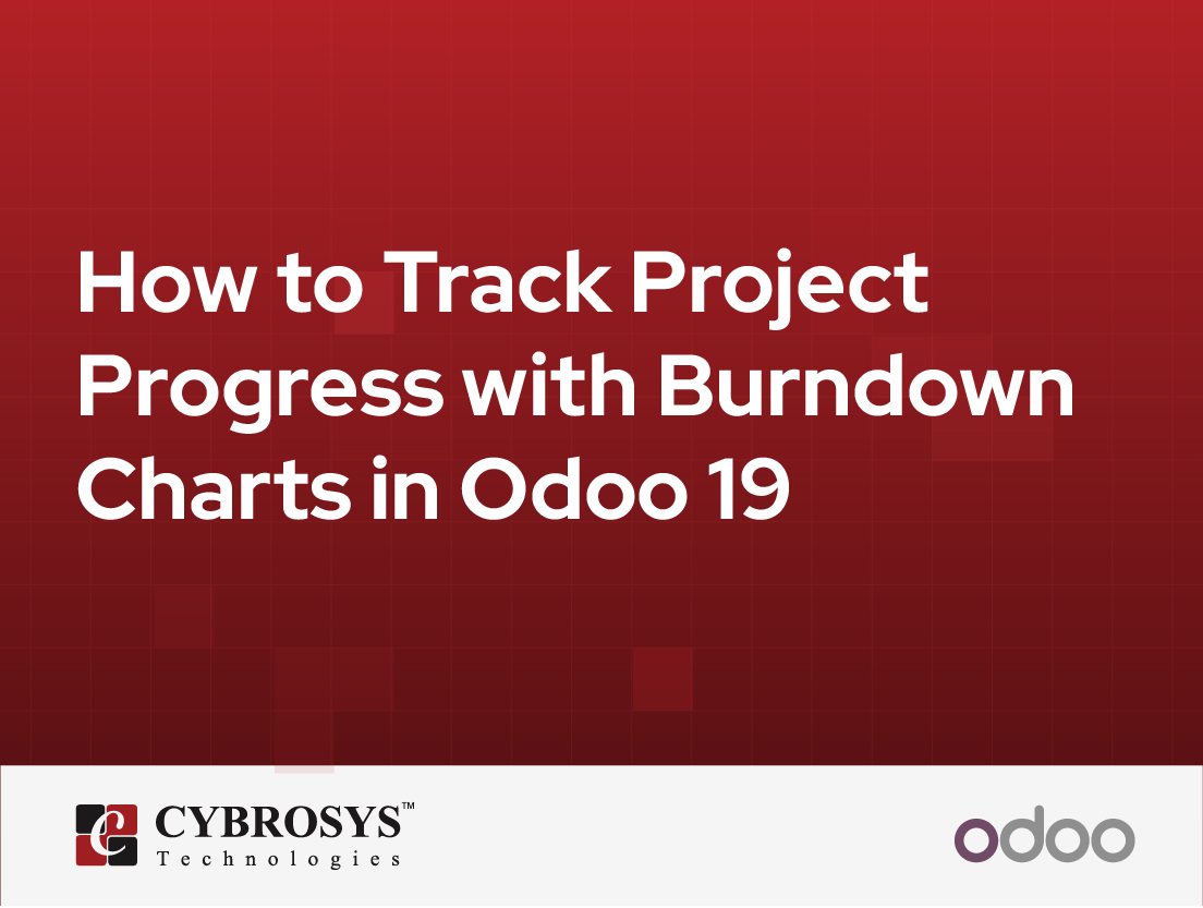  How to Track Project Progress with Burndown Charts in Odoo 19