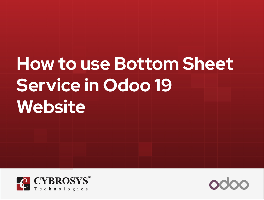  How to use Bottom Sheet Service in Odoo 19 Website