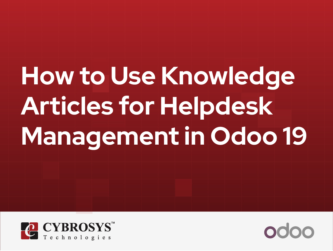  How to Use Knowledge Articles for Helpdesk Management in Odoo 19