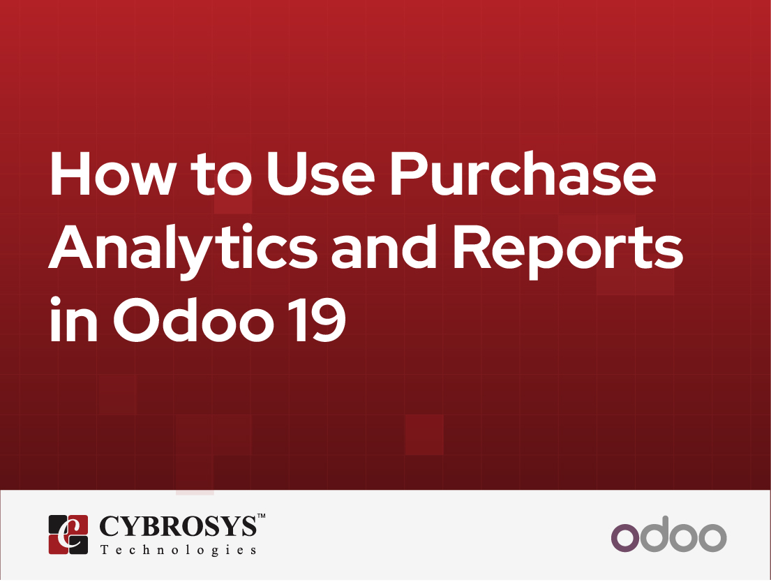  How to Use Purchase Analytics and Reports in Odoo 19