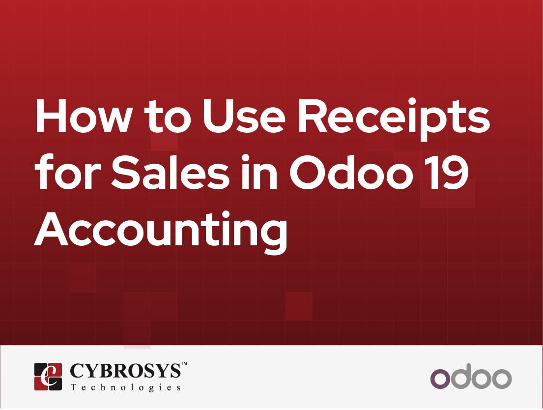  How to Use Receipts for Sales in Odoo 19 Accounting