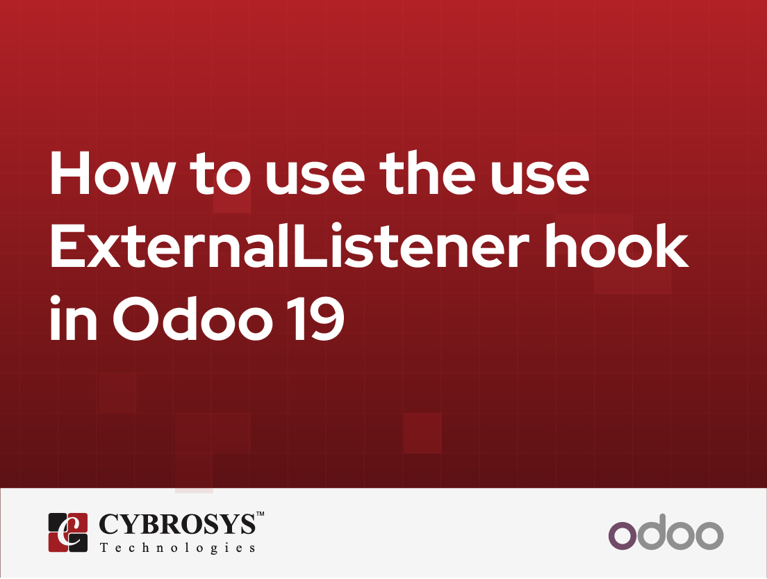  How to use the useExternalListener hook in Odoo 19