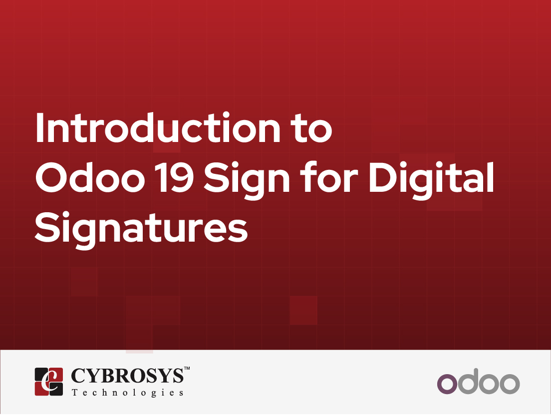  Introduction to Odoo 19 Sign for Digital Signatures