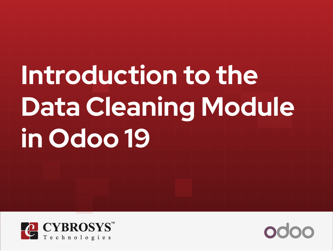  Introduction to the Data Cleaning Module in Odoo 19