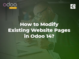  How to Modify Existing Website Pages in Odoo 14?