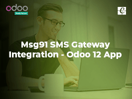  Msg91 SMS Gateway Integration - Odoo 12 App