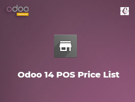  Odoo 14 POS Price List