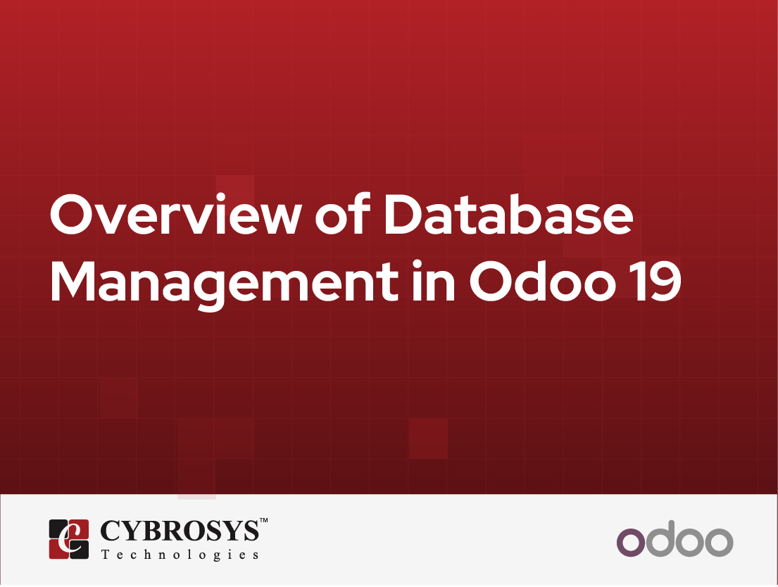  Overview of Database Management in Odoo 19