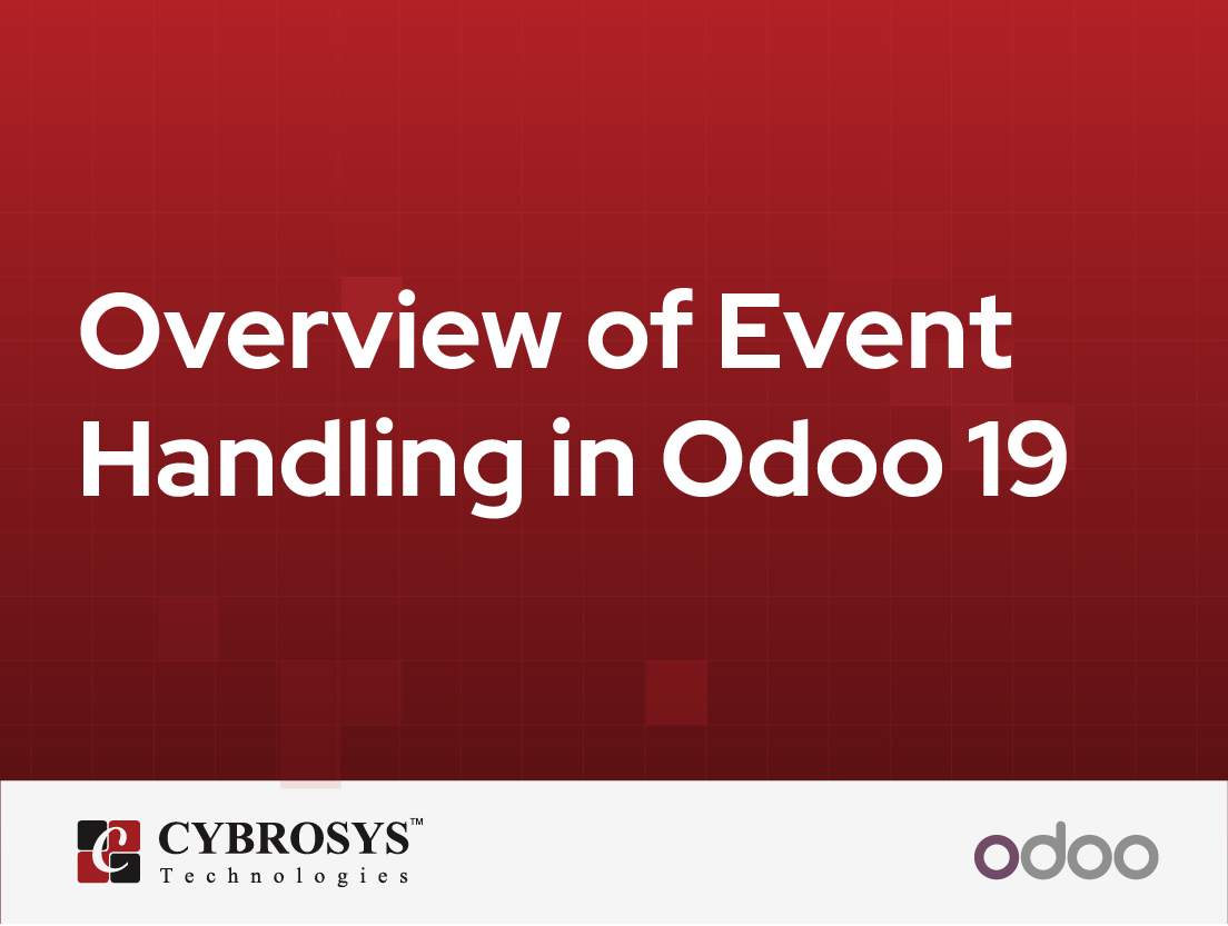  Overview of Event Handling in Odoo 19