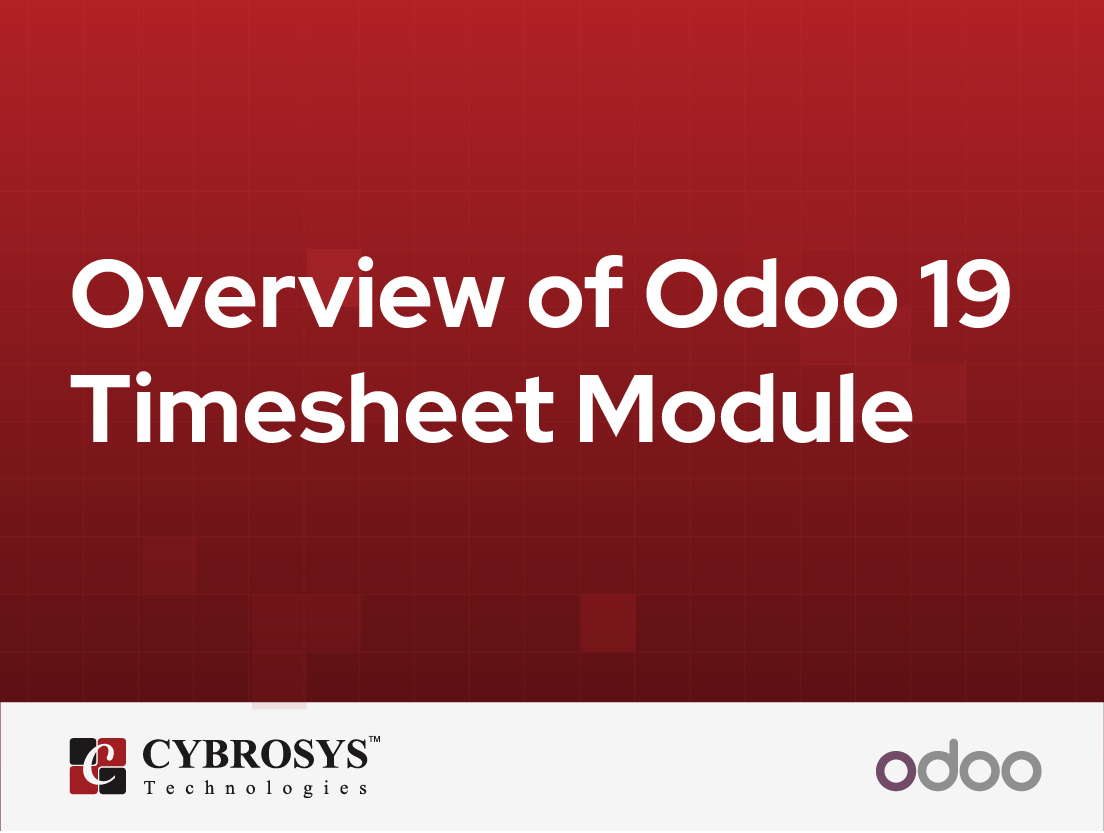  Overview of Odoo 19 Timesheet Module