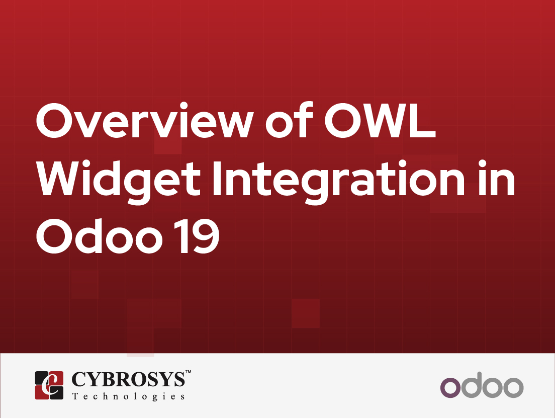  Overview of OWL Widget Integration in Odoo 19
