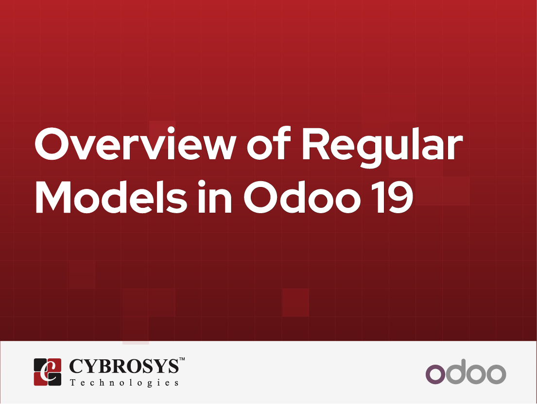  Overview of Regular Models in Odoo 19