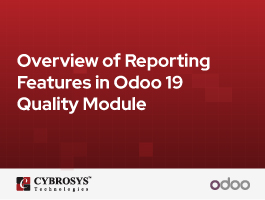  Overview of Reporting Features in Odoo 19 Quality Module
