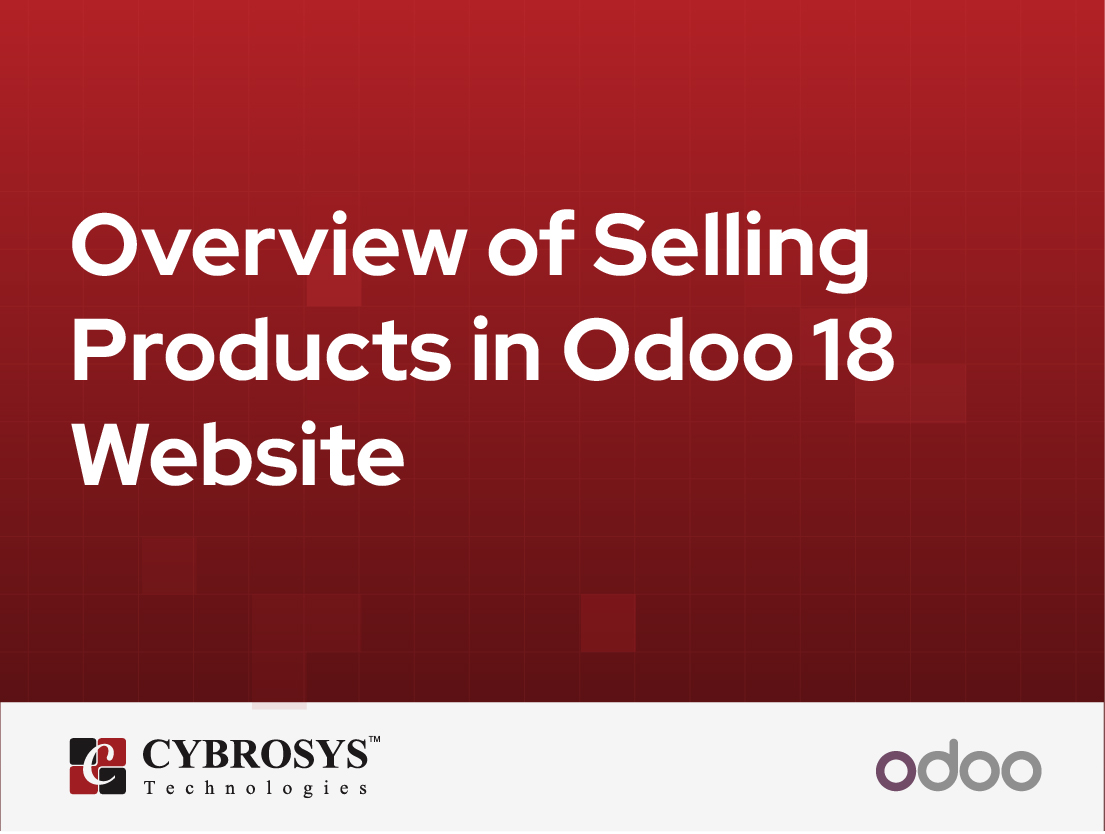  Overview of Selling Products in Odoo 18 Website